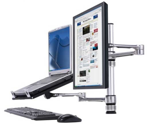 Atdec Visidec VF-AT-NBC Dual Laptop Monitor Mount