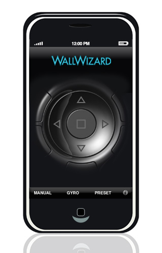 WallWizard ControlWand Motorized Mount iPhone App