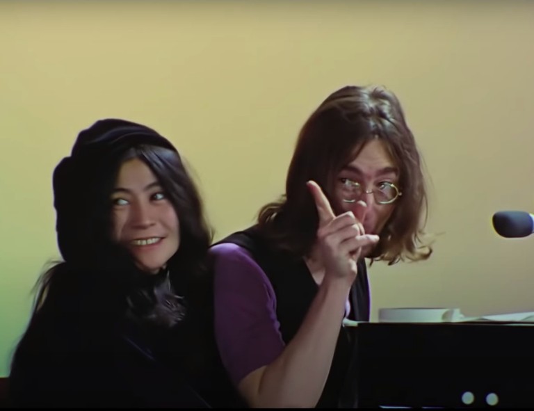 The Beatles Get Back John and Yoko