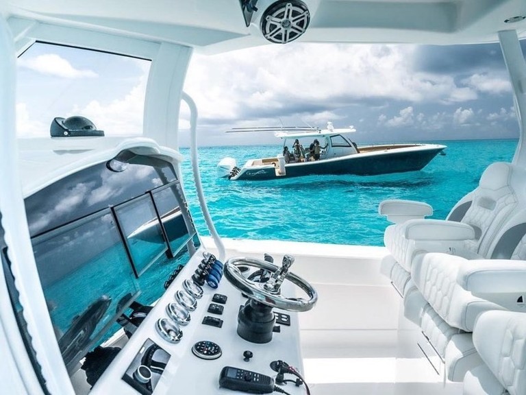 Boat Interior with JL Audio Speaker
