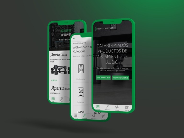 IsoAcoustics Mobile App