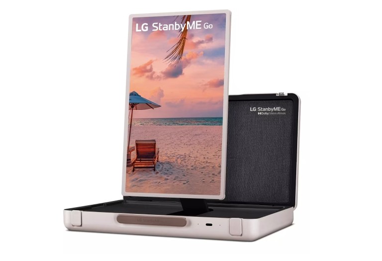 LG StanbyME portrait mode