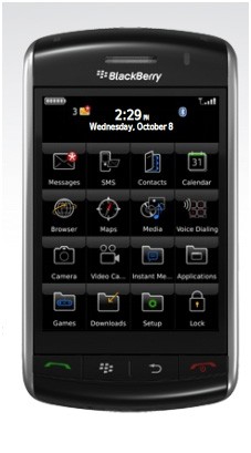 Blackberry to Storm Touch-Screen Market