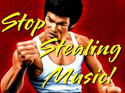 Bruce Lee Says NO to Piracy!