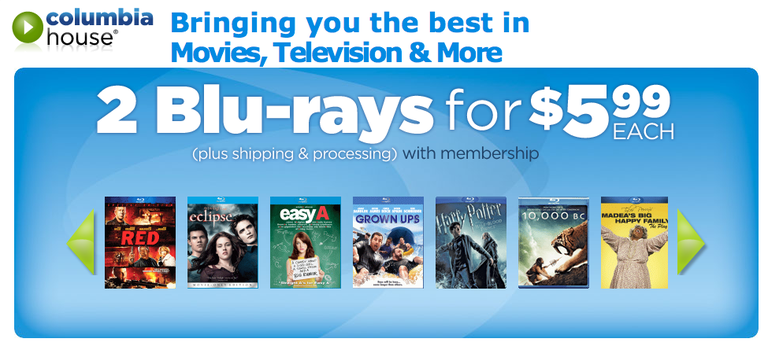 Columbia House is Back with Blu-ray - We Do the Math!