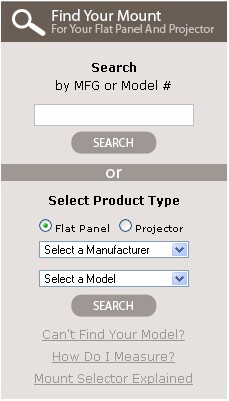 Da-Lite Mount Selector