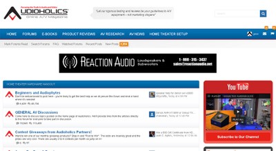 Audioholics Forum Screenshot