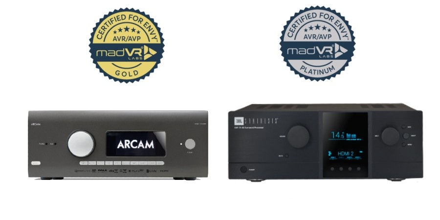 JBL Synthesis and ARCAM Now ‘Certified for Envy’ By madVR Labs