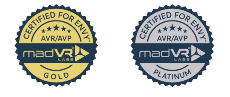 madVR Certified Badges