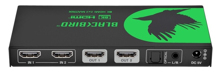 Blackbird 8K60 2x1 HDMI Switch HDMI 2.1 HDCP 2.3