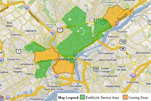 Philadelphia Municiple Wi-Fi coverage