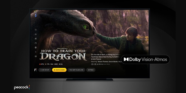 Peacock Supports Dolby Vision 2