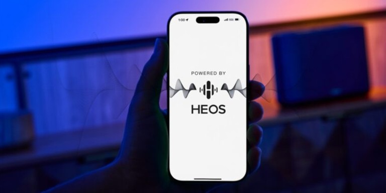 “Powered by HEOS.”