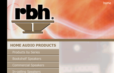 RBH Sound Revamps Loudspeaker Website