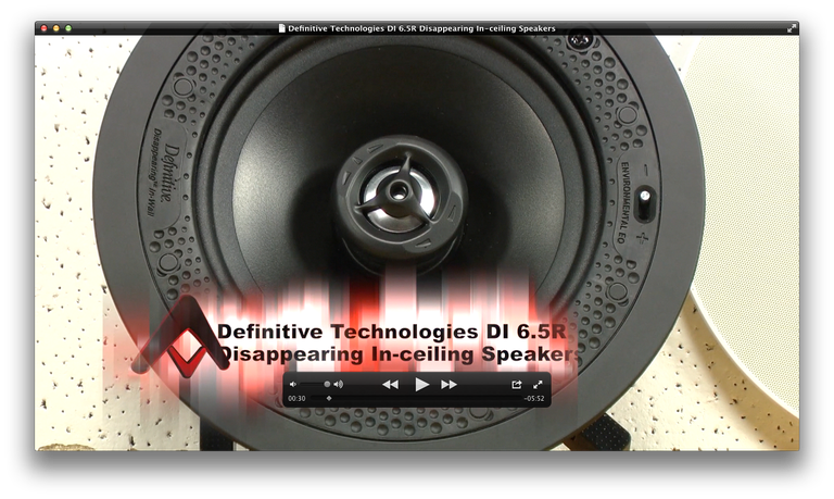 Definitive Technology DI 6.5R Disappearing In-ceiling Speakers