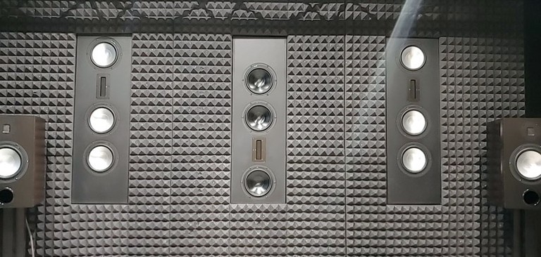 RBH Sound Massive AMT In-Wall & Active Speakers, and Dual 12" Subwoofer