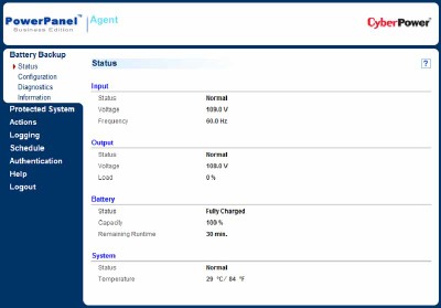 PowerPanel software