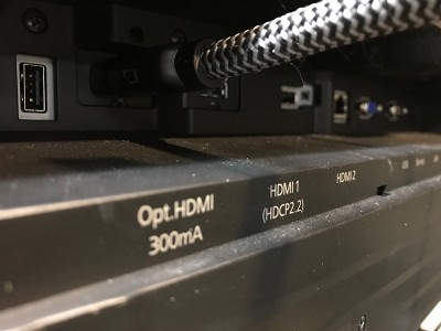 The Epson 6040UB has two HDMI ports