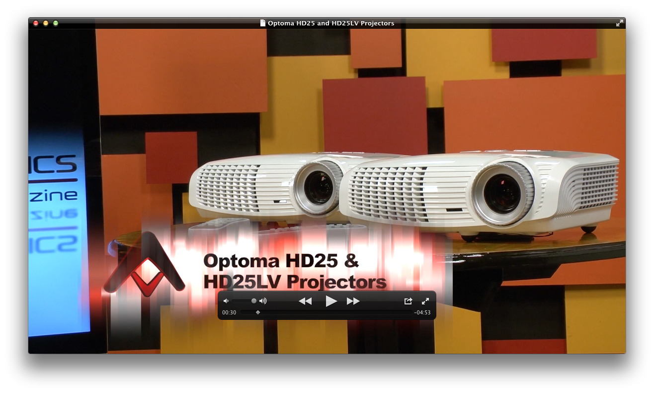 Optoma HD25 and HD25-LV Projectors Review