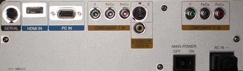 PT-AE900U inputs