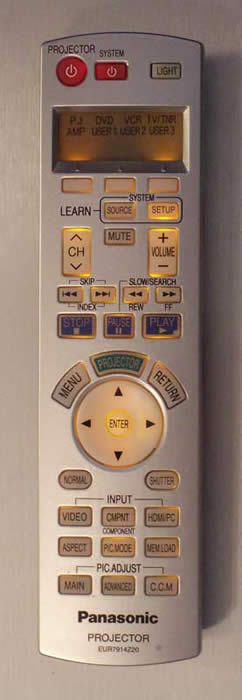 PT-AE900U remote