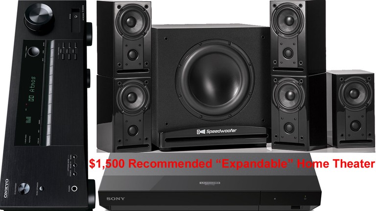$1500 Recommended Home Theater System