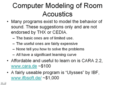 Acoustics 101 Course by John Dahl of THX - page 3 | Audioholics