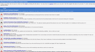 Audioholics Forums Home Page