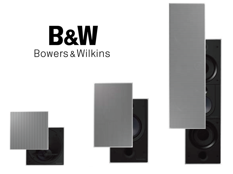 B\u0026W Flagship In-Wall CI800 Speakers 