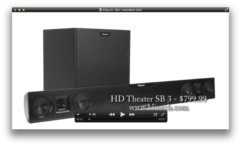 Klipsch HD Theater SB 3 Soundbar