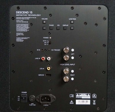 DM15 amp panel
