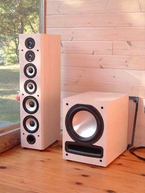 Axiom Audio M80 Tower and EP500 Subwoofer