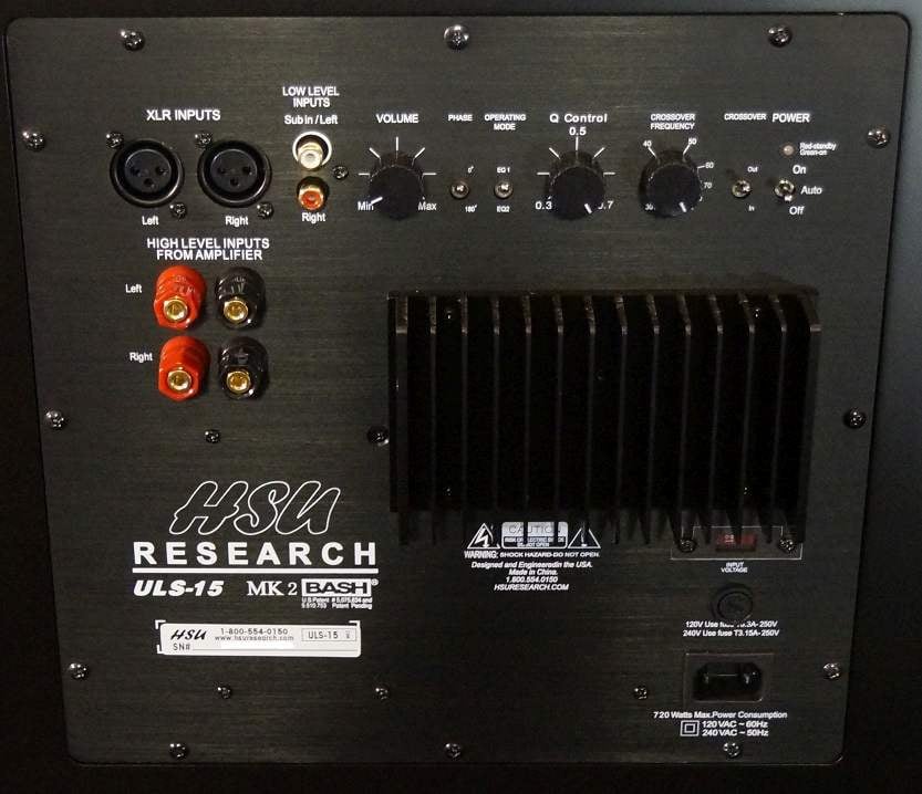 Hsu Research ULS15 mk2 Subwoofer Review Audioholics