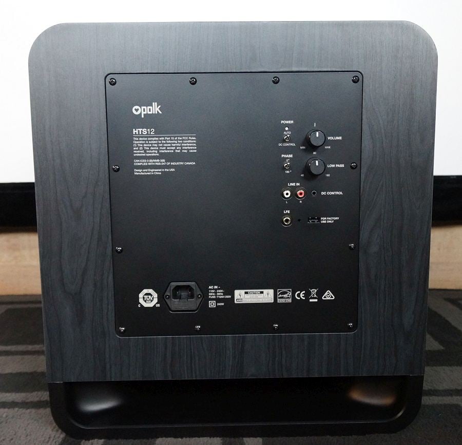 Polk Audio HTS 12 Ported Subwoofer Review |
