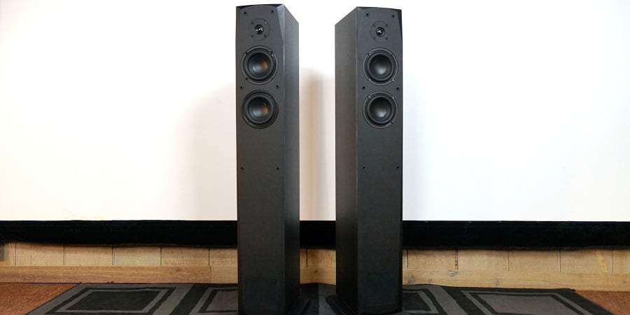 uitspraak Verbeteren Beoefend Dayton Audio MK442T Transmission Line Tower Speaker Review | Audioholics