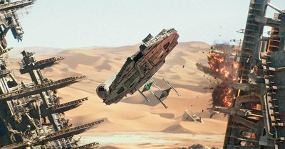 Star Wars Episode VI Falcon Scene