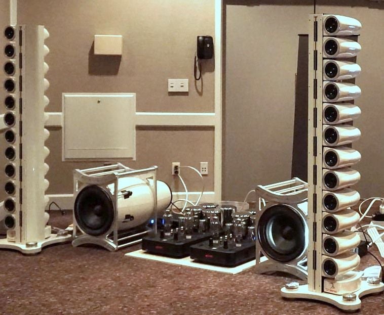 tower array speakers