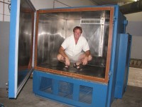 Ian in Temp & Humidty Chamber