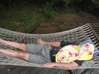 Tom Snoozing on Hammock