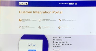 Denon Custom Installer Portal